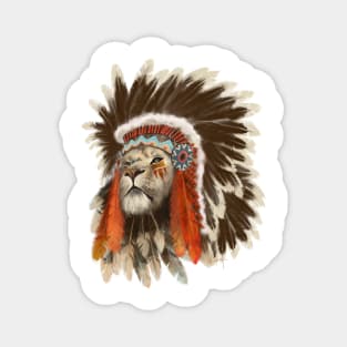 Lion Chief Magnet