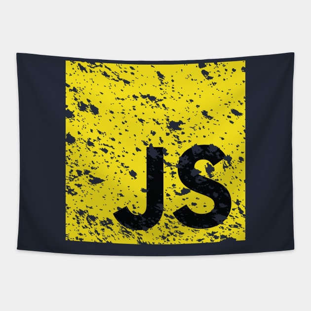 Javascript Vintage Logo Tapestry by kim.id