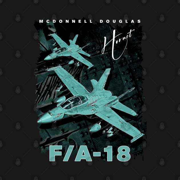 F-18 Hornet Us Air Force Fighterjet by aeroloversclothing