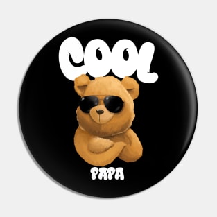 Fathers day cool papa Pin