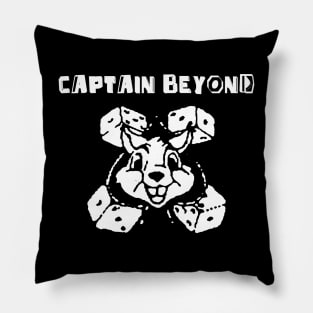 captain rabbit dice Pillow