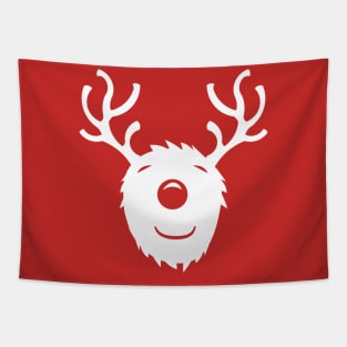 Cute Rudolph Merry Christmas Tapestry