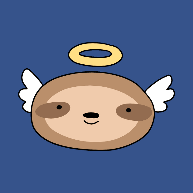 Sloth Angel Face by saradaboru