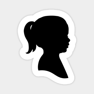 Girl Silhouette Magnet