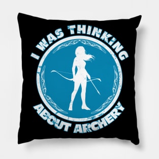 I was thinking about archery Pillow