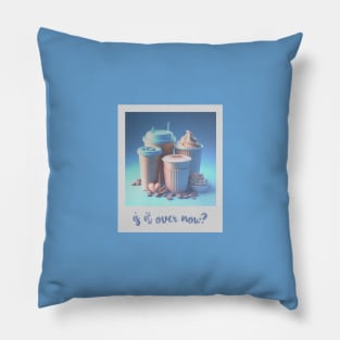 is it over now? aesthetic Pillow