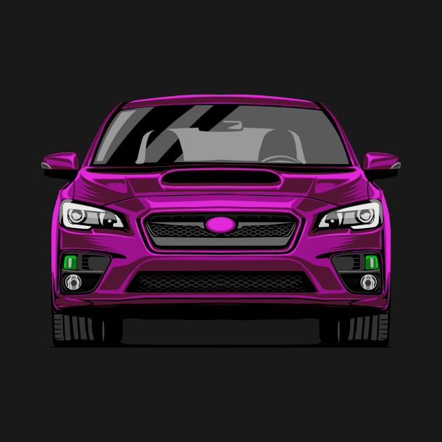 WRX sti jdm illustration vector art by ASAKDESIGNS