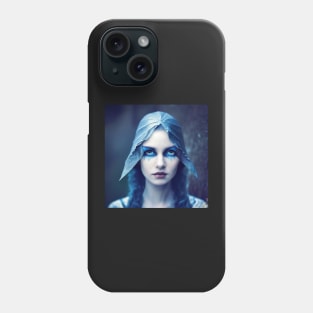 Estara Winterhold - Beautiful Gothic Elf Woman from Another World Phone Case