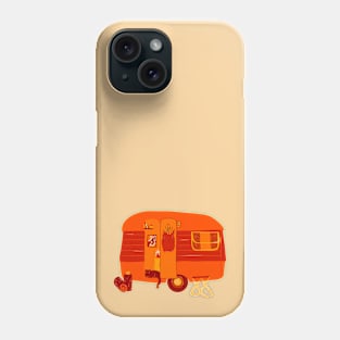 Retro Camper Cat Phone Case