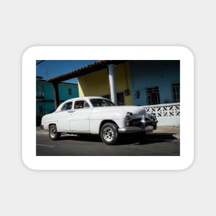 American car from the 50's in Havana, Cuba Magnet