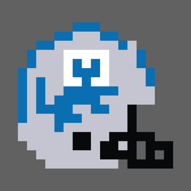 8 Bit Detroit Lions Helmet by N8I