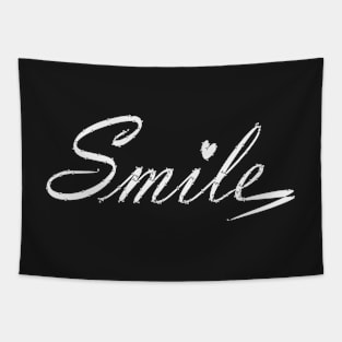 Smile Script Tapestry