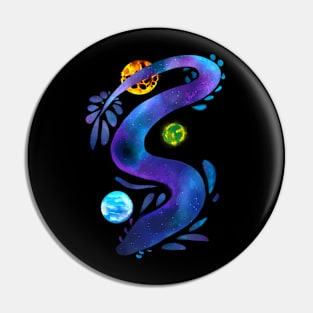 Space Dragon Pin