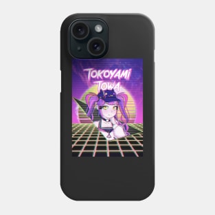 Tokoyami Towa Hololive Outrun Aesthetic Phone Case