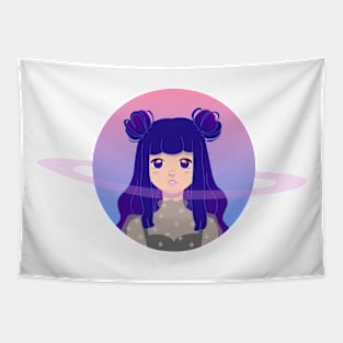 Space Buns Tapestry