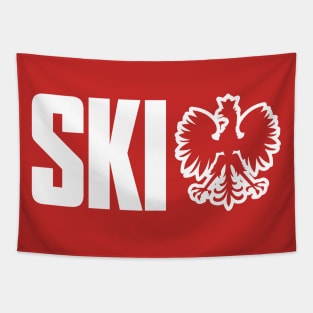 SKI Polish Last Name Ending in Ski Dyngus Day Tapestry