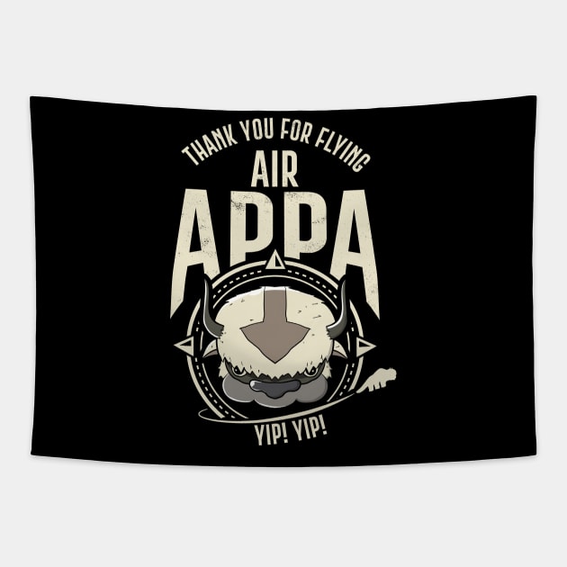 Air Appa - Avatar Tapestry by wookiemike