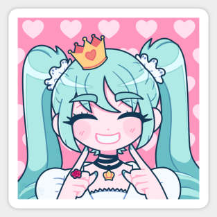 hatsune miku Sticker for Sale by stillletrashy