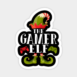 Gamer Elf Matching Family Christmas Pajamas Magnet