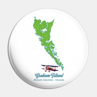 Graham Island map Pin