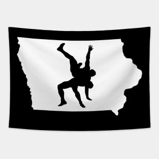 Iowa Wrestling Tapestry