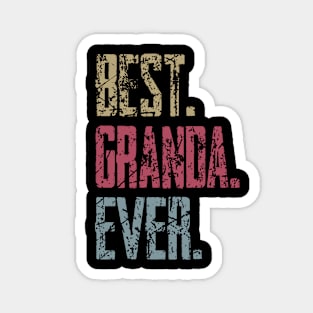 Vintage Best Granda Ever Retro Funny Quotes Happy Fathers Day Magnet