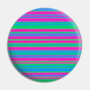 Polysexual grunge stripes Pin