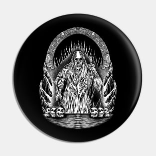 Skull Of Mantra Pin