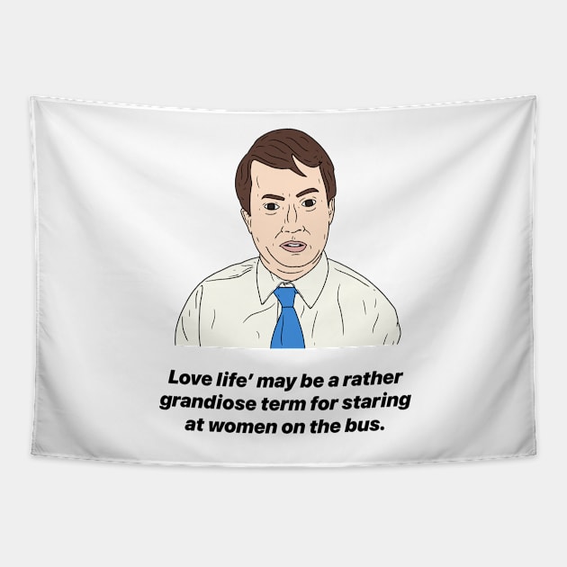 MARK CORRIGAN | GRANDIOSE TERM Tapestry by tommytyrer