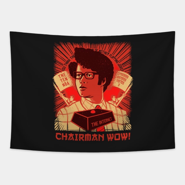 I.T. Crowd Chairman WOW Maurice Moss Tapestry by vincentcarrozza