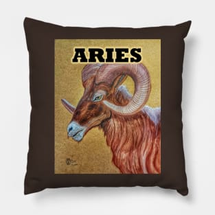 Aries the Ram Zodiac sign Pillow