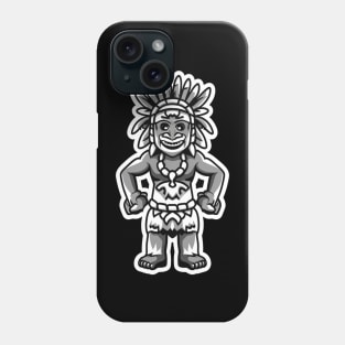 Cute Little Tribal Indian Chief Warrior Phone Case