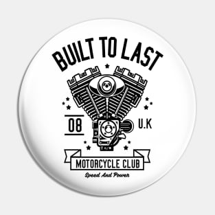 Built To Last Pin