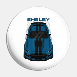 Ford Mustang Shelby GT500 2020-2021 - Ford Performance Blue - Black Stripes Pin