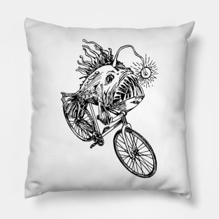 SEEMBO Anglerfish Cycling Bicycle Bicycling Cyclist Biking Pillow