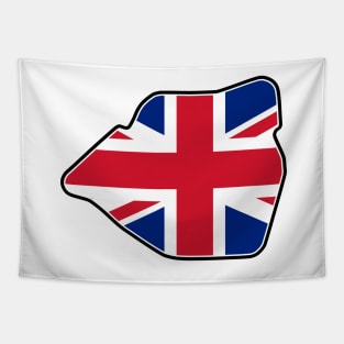 Castle Combe Circuit [flag] Tapestry