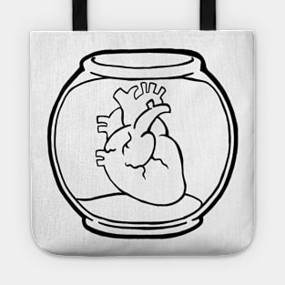 Fishbowl Heart Tote