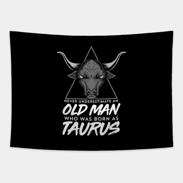 Zodiac Taurus Tapestry by Cooldruck