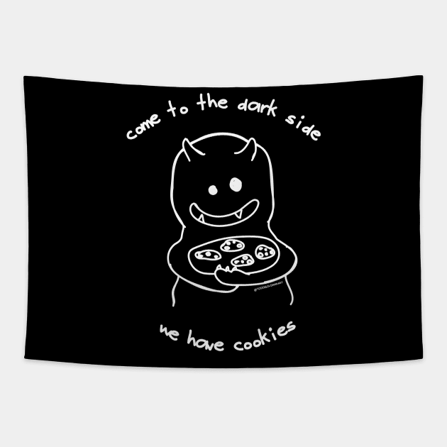 DARKSIDE COOKIES Tapestry by toddgoldmanart