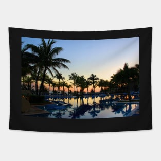 Sunrise at Riu Caribe, Cancun, Mexico Tapestry