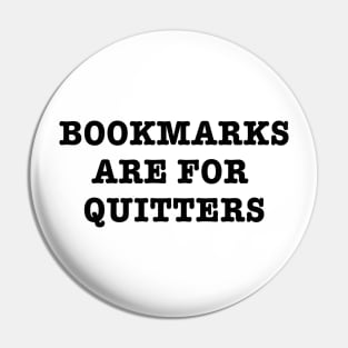 Bookmarks We Don't Need Bookmarks Pin