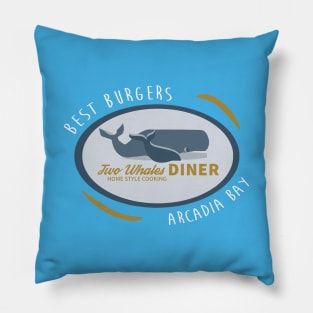 Two Whales Diner Shirt Pillow