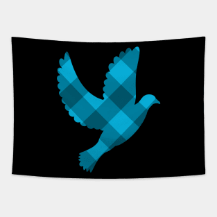 The Plaid Dove (V3.2) Tapestry