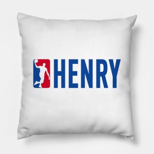 Henry NBA Basketball Custom Player Your Name T-Shirt Pillow