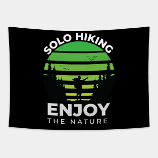 Solo Hiking Enjoy the Nature Tapestry