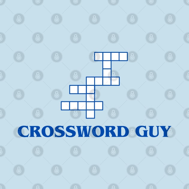 Crossword Guy by HobbyAndArt