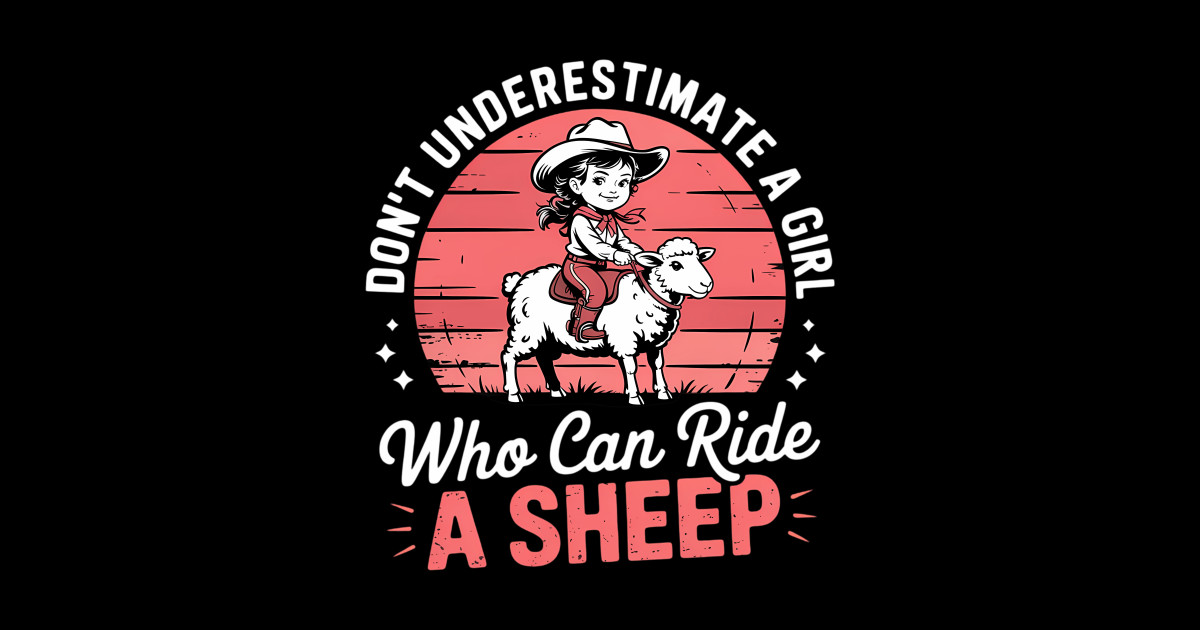 Youth Rodeo Mutton Busting Girl Mutton Buster Sheep Riding - Buster ...