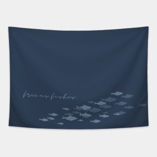 Free As Fishes Tapestry