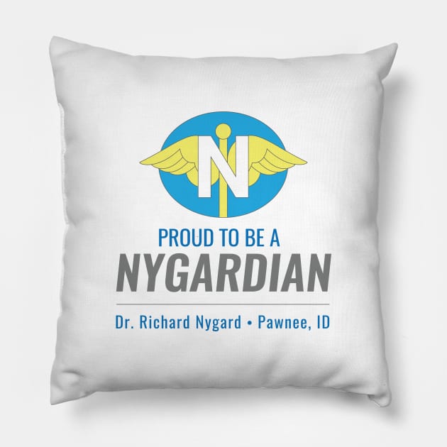 Proud Nygardian Pillow by designering_sarah