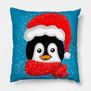 Santa Penguin Pillow